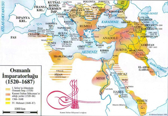 Osmanl Devleti Haritas
